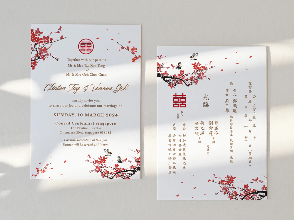 Ang Bao for Last-Minute Wedding Invitations in Singapore